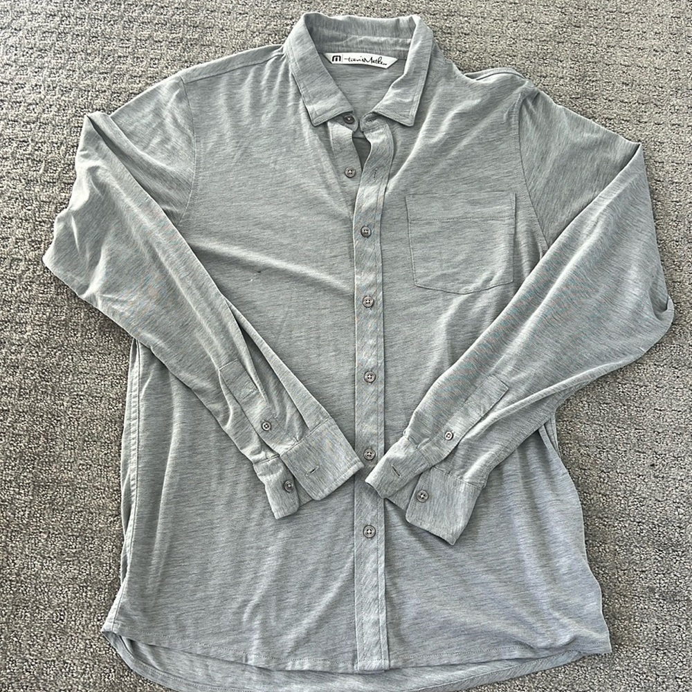 Travis Mathew Long Sleeve Button Up